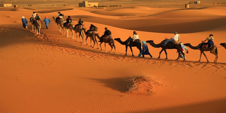 Ruta de 2 días desde Marrakech al desierto de Merzouga